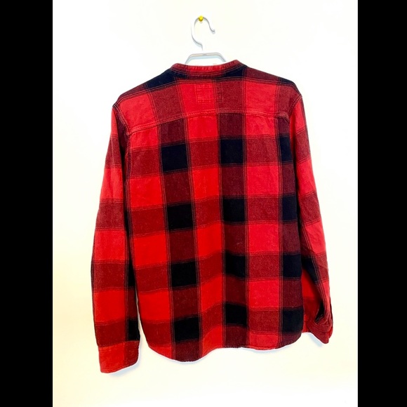Hollister long sleeve flannel, size L, colour Red and Black - Picture 2 of 8